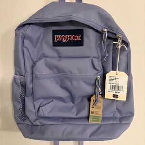 JanSport Cross Town Plus Lavender Ash 17in School Backpack W/ 15in Laptop Sleeve